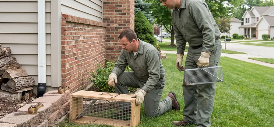Remove Chipmunks From Yard in Roswell