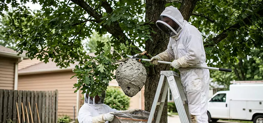 Wasp Nest in Tree Removal Roswell