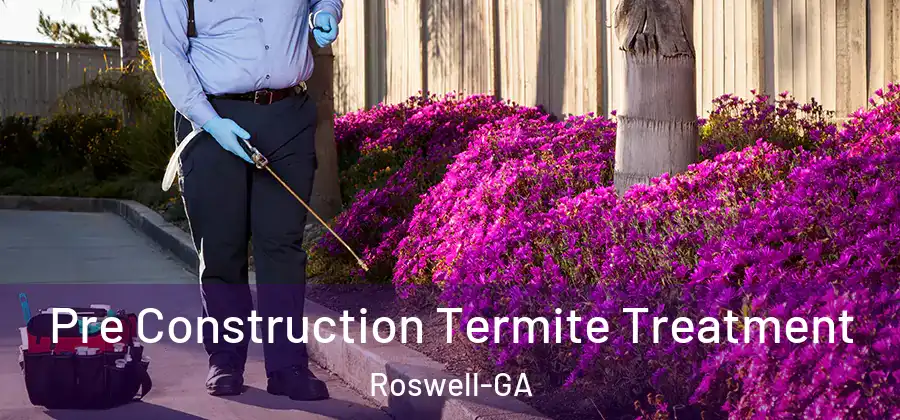 Pre Construction Termite Treatment Roswell-GA
